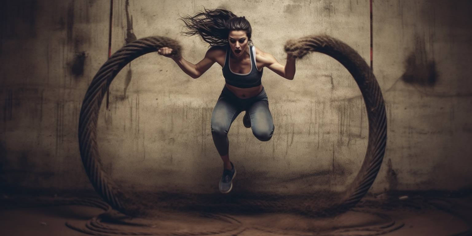 Plan d'entrainement de 6 semaines - Photo d'une femme faisant du sport à haute intensité